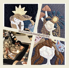 Load image into Gallery viewer, Sleeping Fairies - Quilt pattern by MJJenek