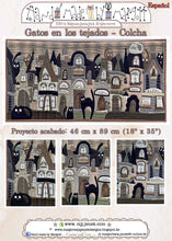 Load image into Gallery viewer, Cats on the roofs - Quilt pattern by MJJenek