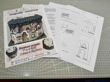 Cargar imagen en el visor de la galería, Libélula - caja redonda - patrón de papel