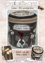 Load image into Gallery viewer, Luise - XL Sewing box - paper Pattern by MJJenek