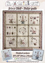 Load image into Gallery viewer, It´s a Girl! - Baby Quilt - paper (physical) pattern