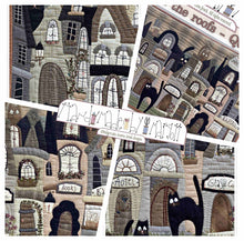 Load image into Gallery viewer, Cats on the roofs - Quilt pattern by MJJenek