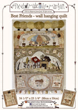 Load image into Gallery viewer, Best Friends – wall hanging quilt - MJJ quilt pattern
