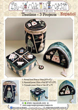 Load image into Gallery viewer, Teatime - 3 Projects, paper pattern by MJJenek