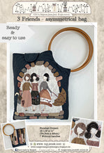 Load image into Gallery viewer, 3 Friends - asymmetrical bag by MJJenek