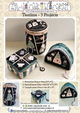 Load image into Gallery viewer, Teatime - 3 Projects, paper pattern by MJJenek
