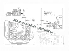 Load image into Gallery viewer, Between Small Townhouses – table quilt - MJJ quilt pattern