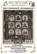 Load image into Gallery viewer, Mary's Farmhouse – wall hanging quilt - MJJ quilt pattern