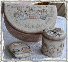 Load image into Gallery viewer, Stitched in rose - sewing box, 3 projects MJJ in 1 quilt pattern