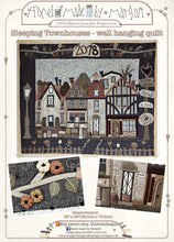 Load image into Gallery viewer, Sleeping Townhouses - wall hanging quilt - MJJ quilt pattern