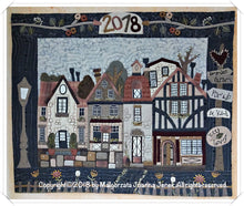 Load image into Gallery viewer, Sleeping Townhouses - wall hanging quilt - MJJ quilt pattern
