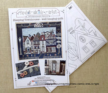 Load image into Gallery viewer, Sleeping Townhouses - wall hanging quilt - MJJ quilt pattern