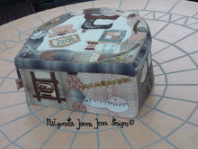 Load image into Gallery viewer, My Sewing Room – half round box - MJJ quilt pattern for sewing box