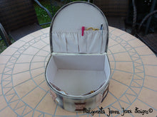 Load image into Gallery viewer, My Sewing Room – half round box - MJJ quilt pattern for sewing box