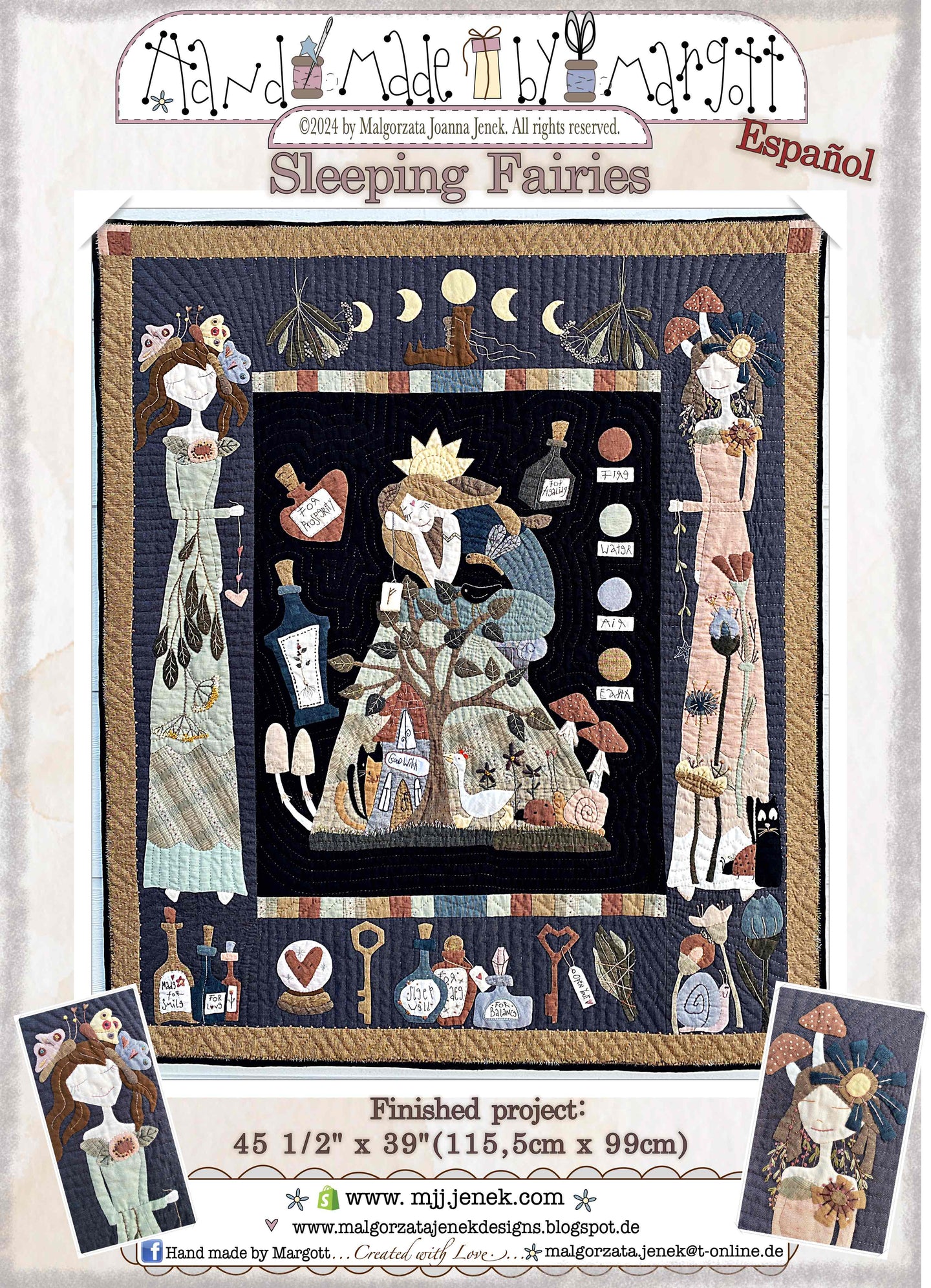 Hadas durmientes - Quilt by MJJenek