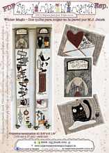 Load image into Gallery viewer, Winter Magic - Two wall hanging quilts by M.J.Jenek - Pdf pattern
