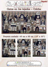 Afbeelding in Gallery-weergave laden, Cats on the roofs - Quilt pattern by MJJenek
