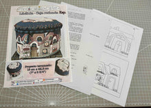 Load image into Gallery viewer, Dragonfly - round box - paper pattern
