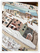 Laden Sie das Bild in den Galerie-Viewer, Die Winterhäuschen – Schnittmuster für einen Papierquilt, Winter-Applikations-Wandquilt, Schnittmuster für einen Häuschen-Quilt
