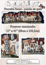 Cargar imagen en el visor de la galería, Peaceful Street - patrón de edredón de M.J.Jenek
