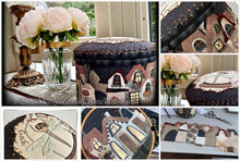 Load image into Gallery viewer, Dragonfly - round box - paper pattern
