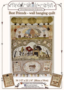 Best Friends – wall hanging quilt - MJJ quilt pattern