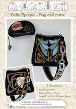 Afbeelding in Gallery-weergave laden, Belle Epoque - Bag and purse 2 projects - Paper pattern by MJJenek
