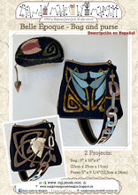 Carica l&#39;immagine nel visualizzatore di Gallery, Belle Epoque - Bag and purse 2 projects - Paper pattern by MJJenek
