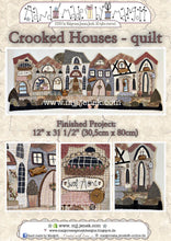 Laden Sie das Bild in den Galerie-Viewer, Crooked Houses - quilt  by MJJenek
