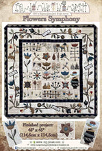 Afbeelding in Gallery-weergave laden, Flowers Symphony - Quilt pattern by MJJenek
