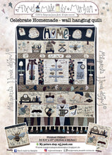Carica l&#39;immagine nel visualizzatore di Gallery, Quilt pattern by MJJenek - Celebrate Homemade - wall hanging quilt
