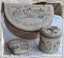 Load image into Gallery viewer, Stitched in rose - sewing box,  3 projects MJJ  in 1 quilt  pattern
