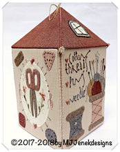 Carica l&#39;immagine nel visualizzatore di Gallery, Primitive Houses - 3 boxes , 3 projects in 1 - MJJ  quilt pattern for boxes
