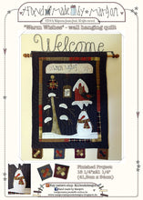 Load image into Gallery viewer, Warm Wishes - Wall hanging small quilt, PDF pattern by MJJ
