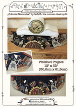 Load image into Gallery viewer, Colonial Memories – runner chest quilt - MJJ quilt pattern
