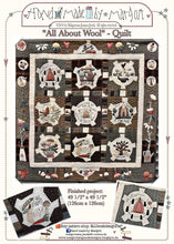 Afbeelding in Gallery-weergave laden, All About Wool – wall hanging quilt - MJJ  quilt pattern
