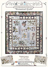 Load image into Gallery viewer, Botanical Quilt – wall hanging quilt- MJJ quilt pattern

