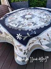 Load image into Gallery viewer, The Blooming Garden - table quilt ,  MJJ quilt pattern for table
