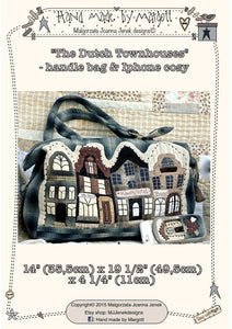 The Dutch Townhouses bag & iPhone cosy - Patrón de edredón MJJ para bolso