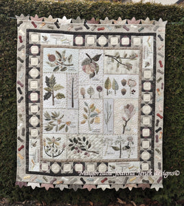 Botanical Quilt – wall hanging quilt- MJJ quilt pattern
